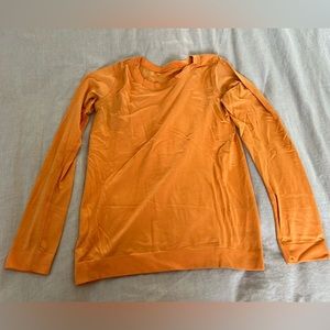 Women’s Lululemon, Size 2, Orange, Swiftly Relaxed Long Sleeve